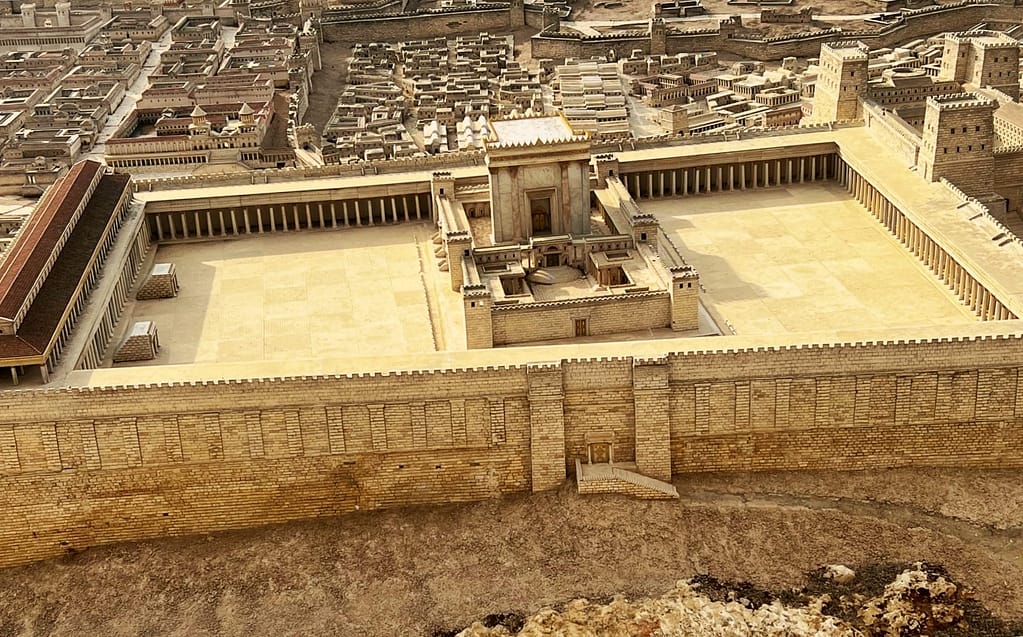 A scale model of Jerusalem's Temple Mount