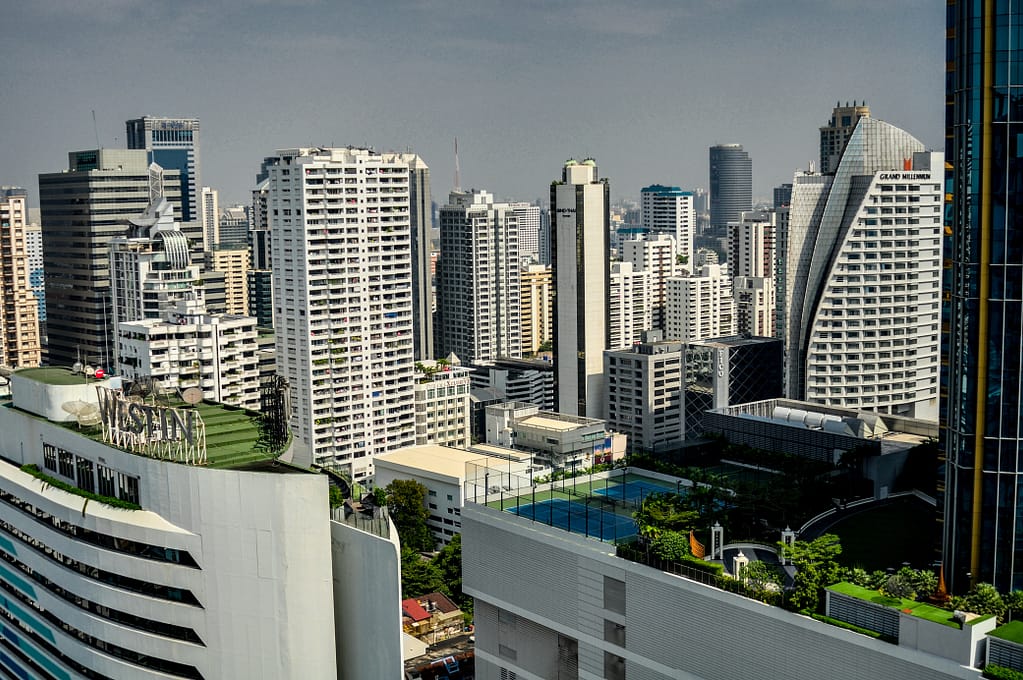 Bangkok Thailand skyline