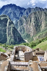the Sun Temple at Machu Picchu