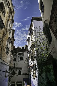 Narrow alleys of Chefchaouen