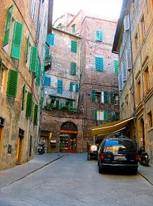 An alley in Florence Italy