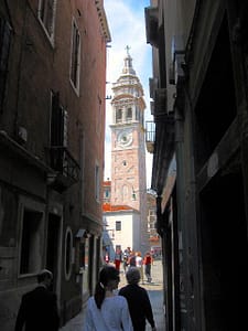 Venice Italy's insanely narrow alleys