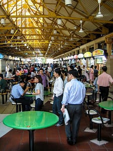 Food hall in Kuala Lumpur