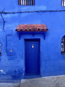 Chefchaouen Morocco's blue doorway
