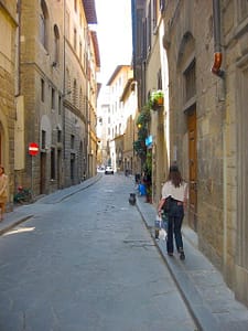 The shitty sidewalks of Florence Italy