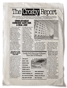 First hard copy of the CrosbyReport circa 1990. 