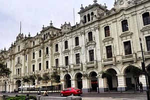 Government building in Lima Peru