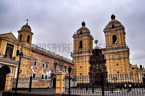 Place of bones in Lima Peru