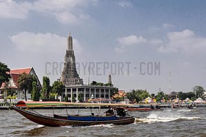 Chao Phraya River in Bangkok Thailand
