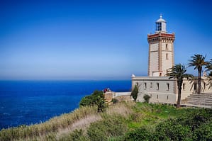 The lighthouse outside Tangier