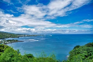 A bay near Tahiti