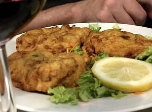 Bacalhau or fried cod