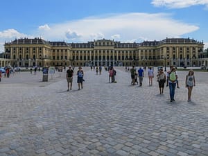 Hofburg Palace outside Vienna Austria