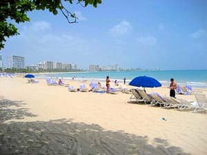 One of Puerto Rico’s glorious beaches. 