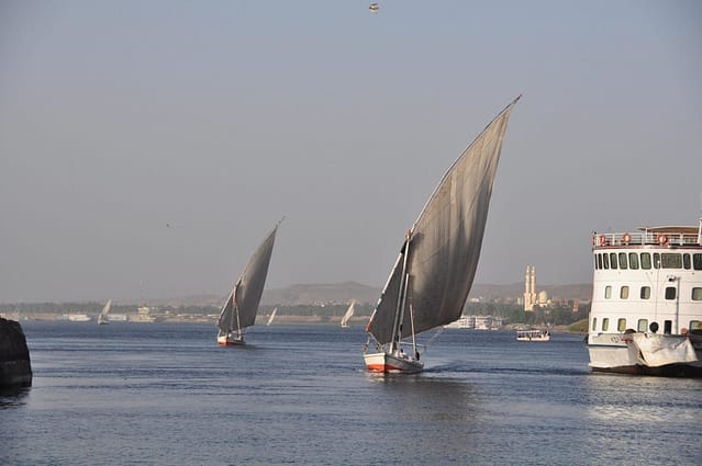 Felucca boats on the Nile
