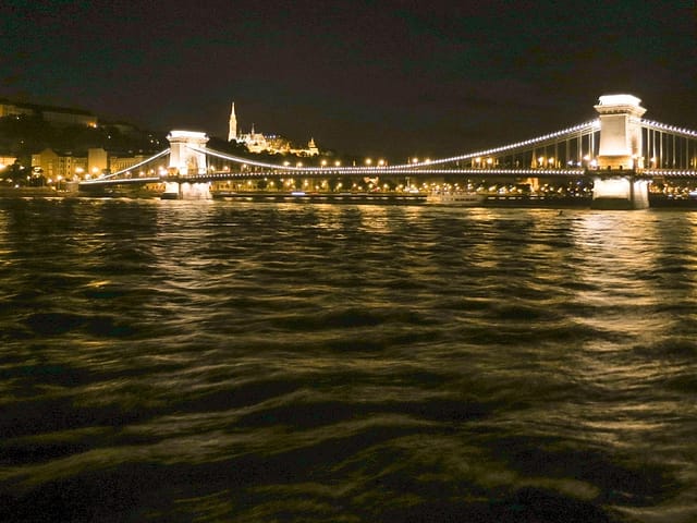 Budapest Hungary at night