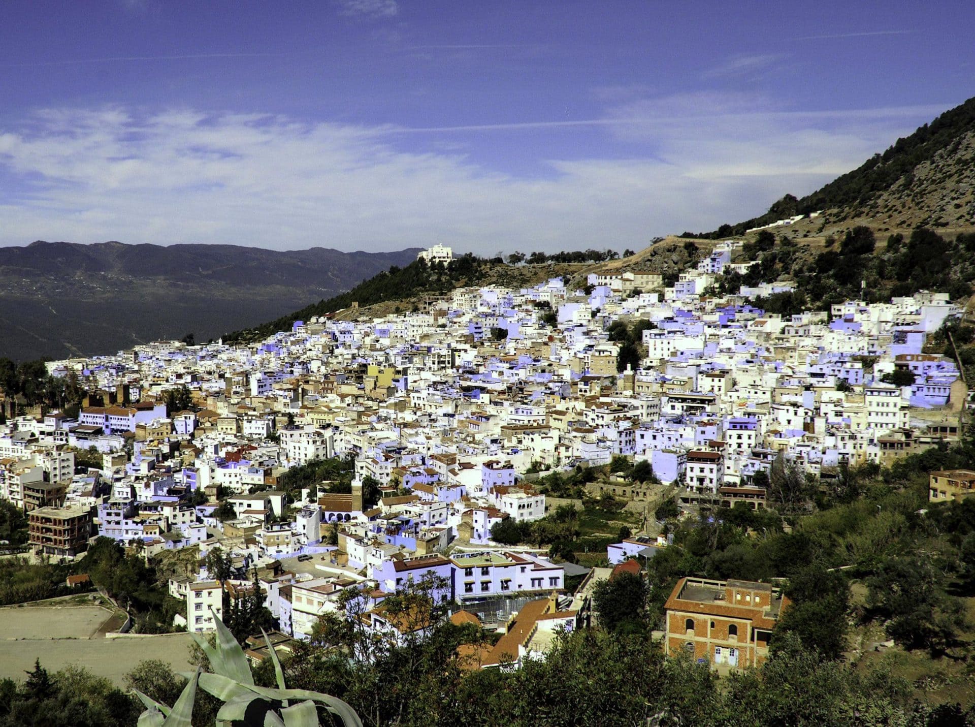 Chefchaouen Morocco is called the “Blue City” because people have eyes.